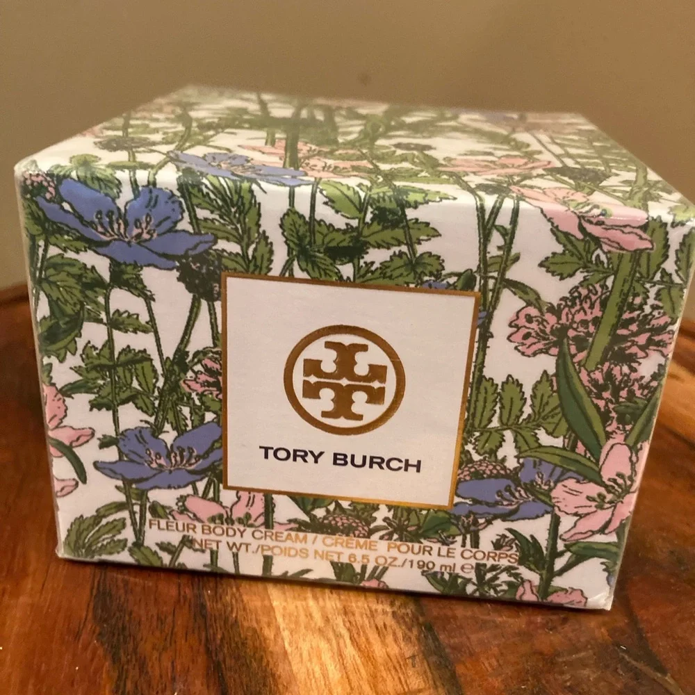TORY BURCH FLEUR‎ BODY CREAM JAR Full Size NEW SEALED BOX 6.5oz / 190ml RARE!!
